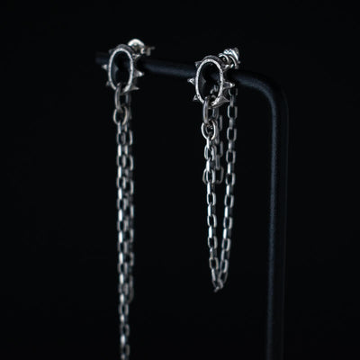 Barbed Chain Earrings (MTO)