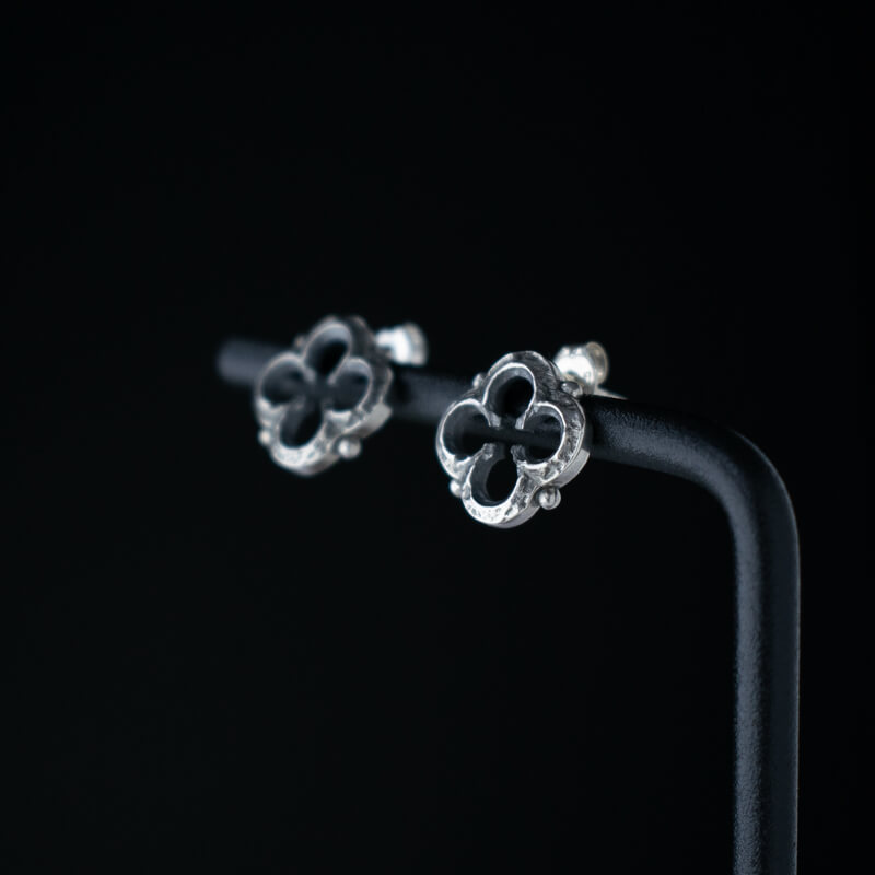 Quatrefoil Stud Earrings (MTO)