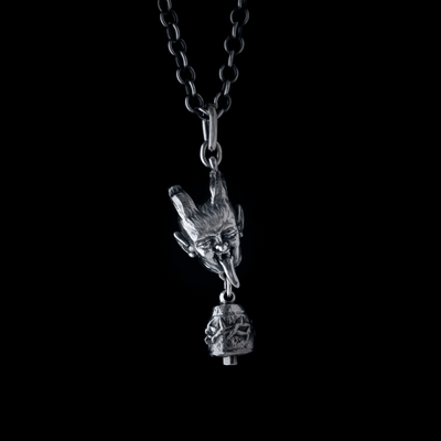 Krampus with Bell Pendant