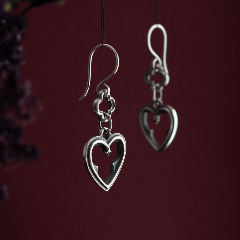 Devoted Heart Earrings