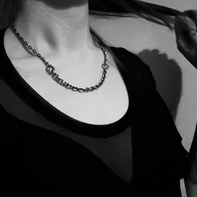 Mini Quatrefoil Mixed Chain